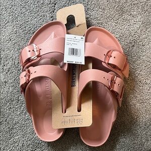 Birkenstock Slide Sandals in Pink Clay 38